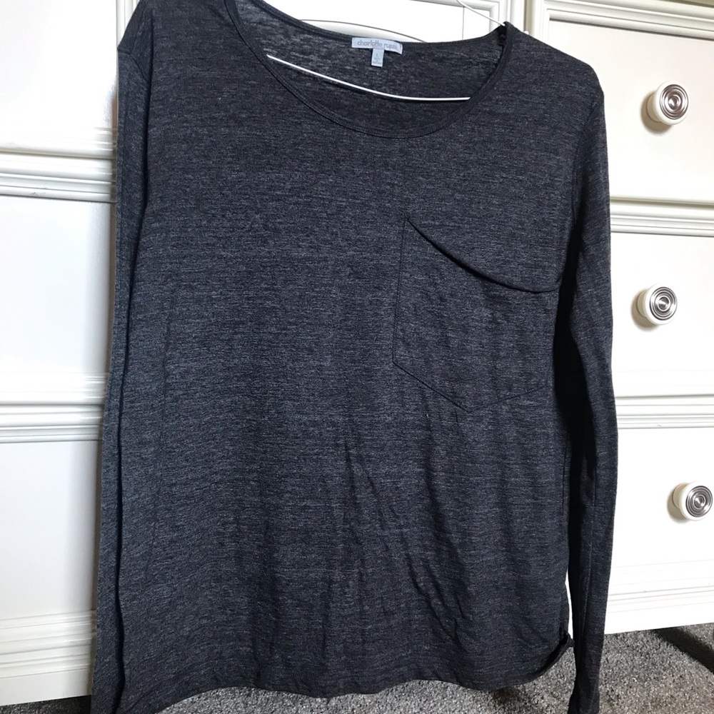 long sleeve pocket shirt